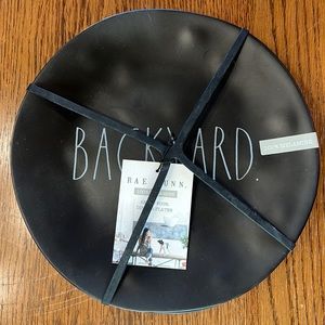 Rae Dunn set of 4 plates